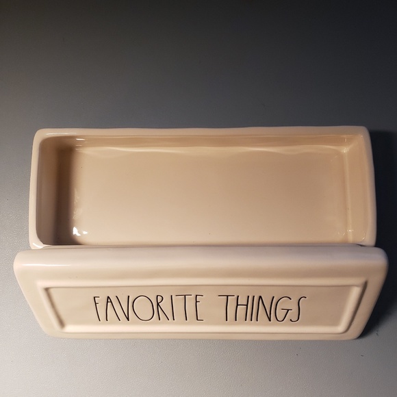 Rae Dunn Other - Rae Dunn FAVORITE THINGS Trinket Ceramic Box